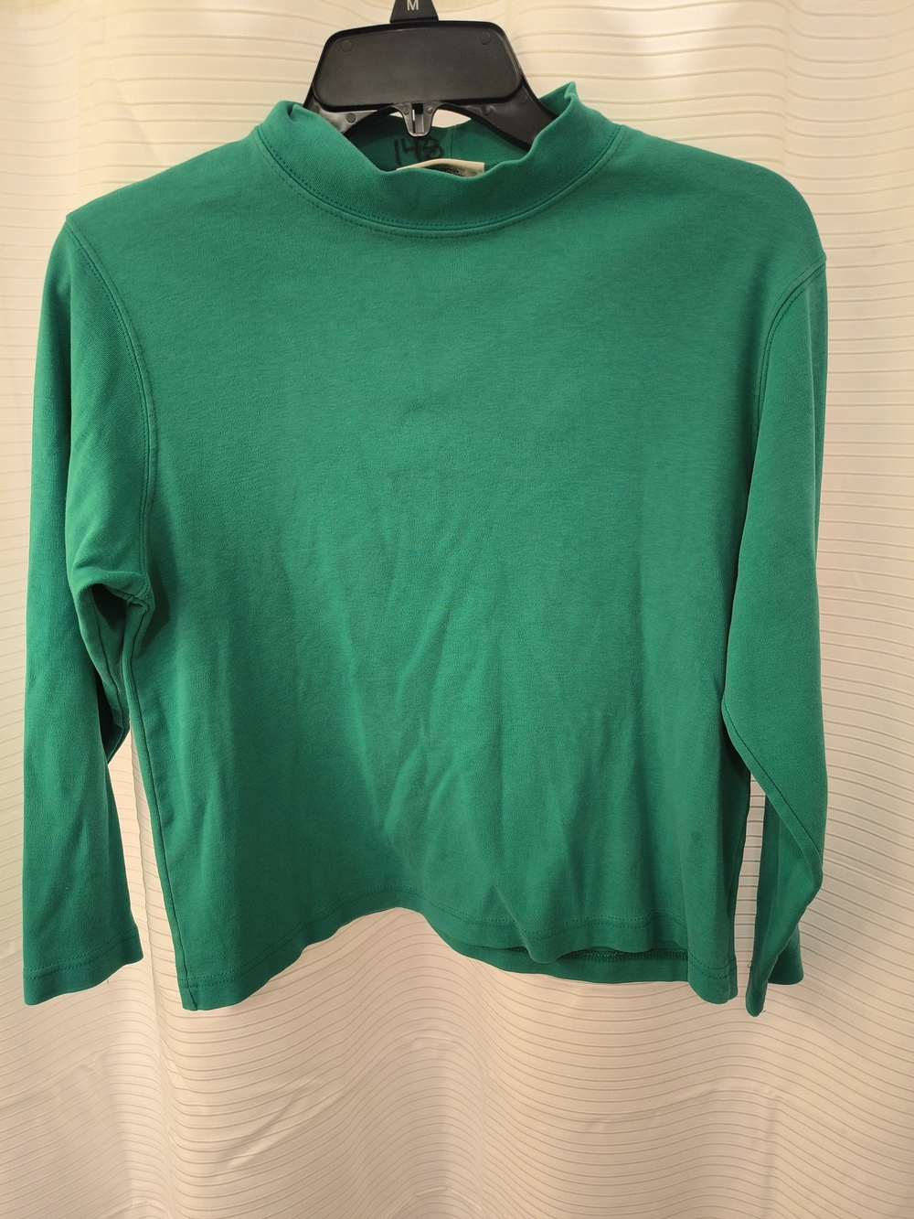 Westbound Emerald Green Mock Neck Long Sleeve Top